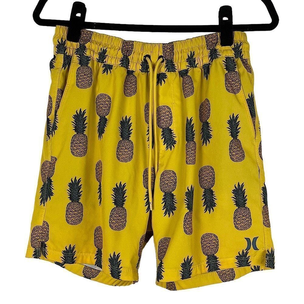 Hurley Yellow Pineapple Swim Trunks - Men’s SP‎